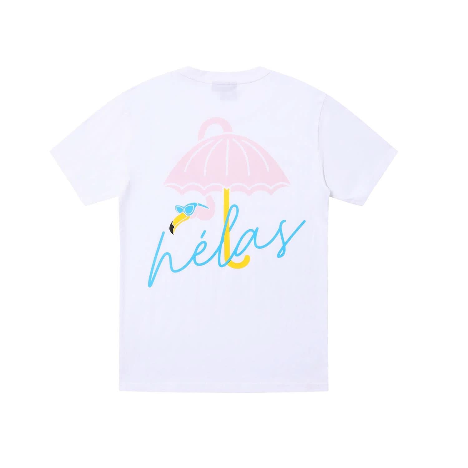 Helas Flamingo Tee – White - Gallery Streetwear