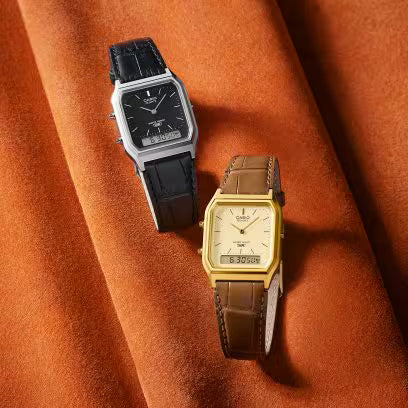 Casio AQ230EGL-9A Brown / Gold Watch