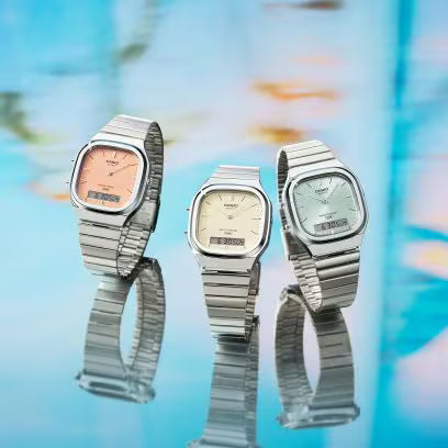 Casio AQ-240E-7A2 Silver Watch