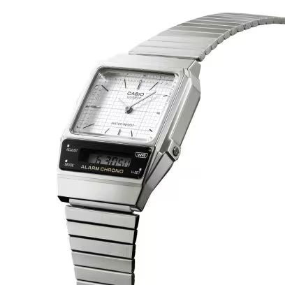 Casio AQ-800E-7A2 Watch – Silver/White