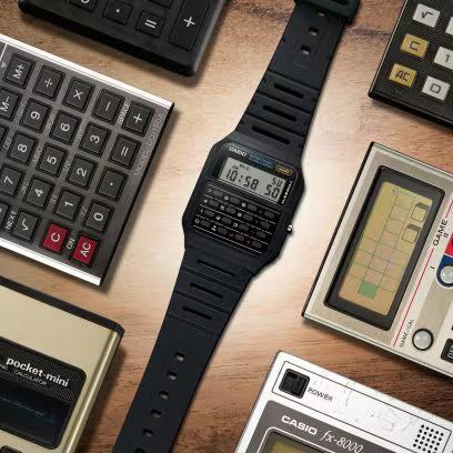 Casio CA‑53W‑1 Calculator Watch — Side View | Gallery Streetwear Kelowna