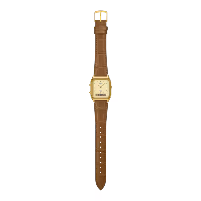 Casio AQ230EGL-9A Brown / Gold Watch
