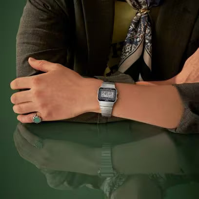 Casio A700W-1A Silver Digital Watch