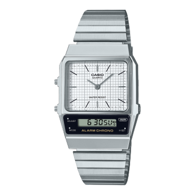 Casio AQ-800E-7A – Silver Stainless Steel Ana-Digi