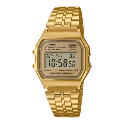 Casio Vintage Digital Watch A158WETG‑9A — Gold