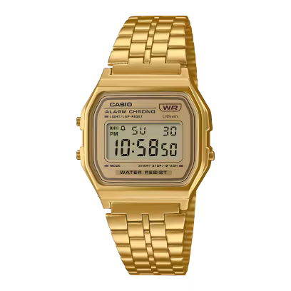 Casio Vintage Digital Watch A158WETG‑9A — Gold now available at Gallery Streetwear Canada, Kelowna's highest quality fashion store