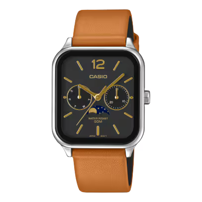 Casio MTP-M305LC-1AV Watch - Brown Leather