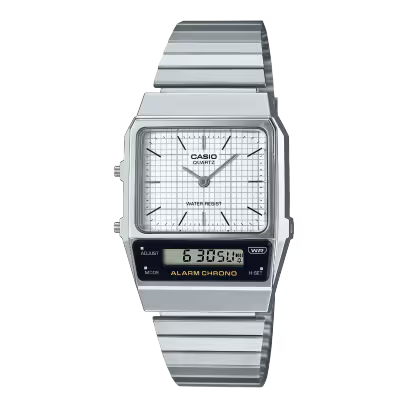 Casio AQ-800E-7A2 Watch – Silver/White