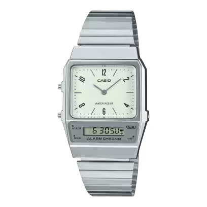 Casio AQ-800E-7A2 Watch – Silver/White
