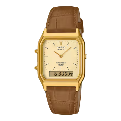 Casio AQ230EGL-9A Brown / Gold Watch