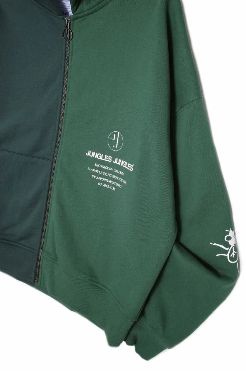 Jungles Jungles Appointment Only Split Zip Hoodie - Gallery Streetwear