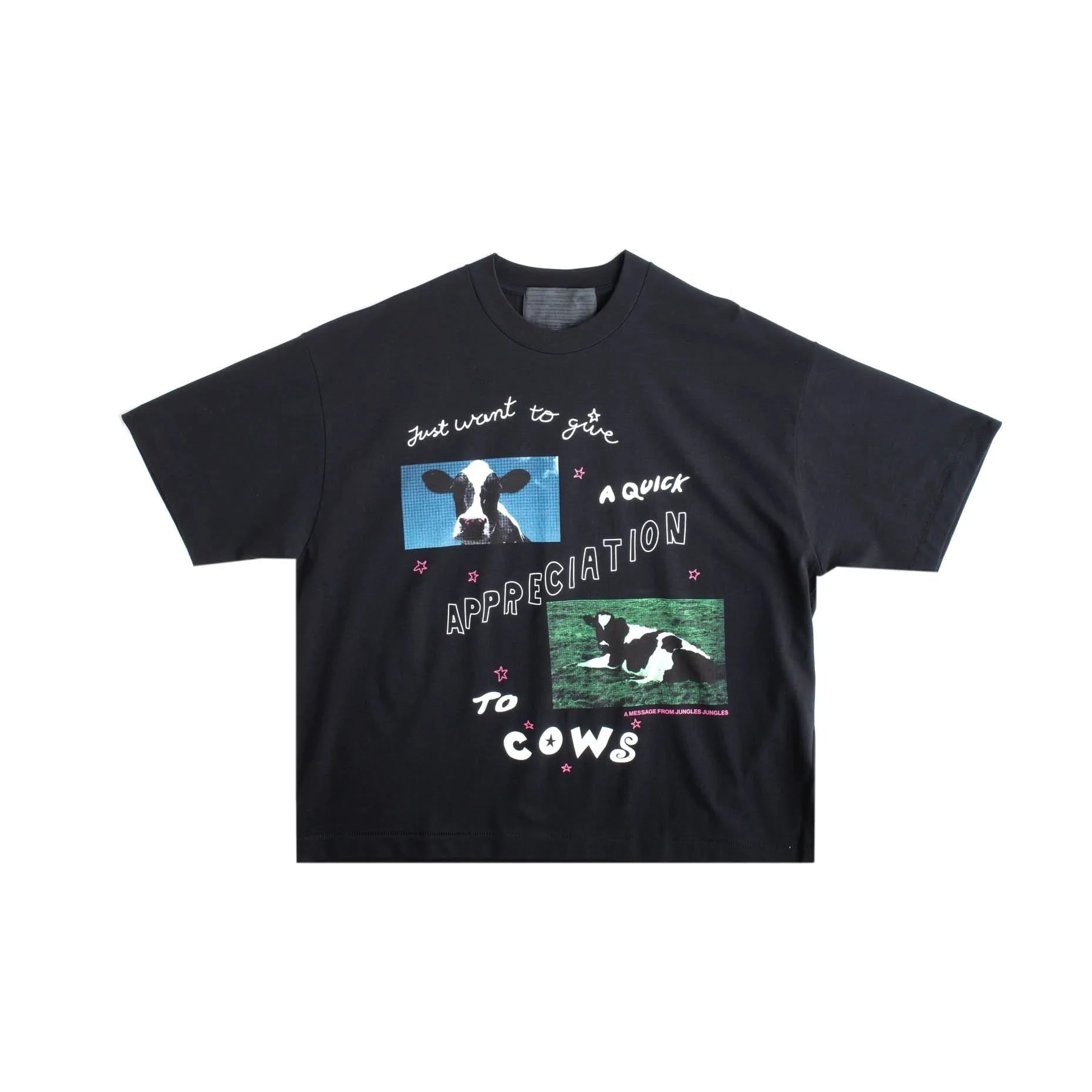 Jungles Jungles Cow Appreciation Tee - Black - Gallery Streetwear