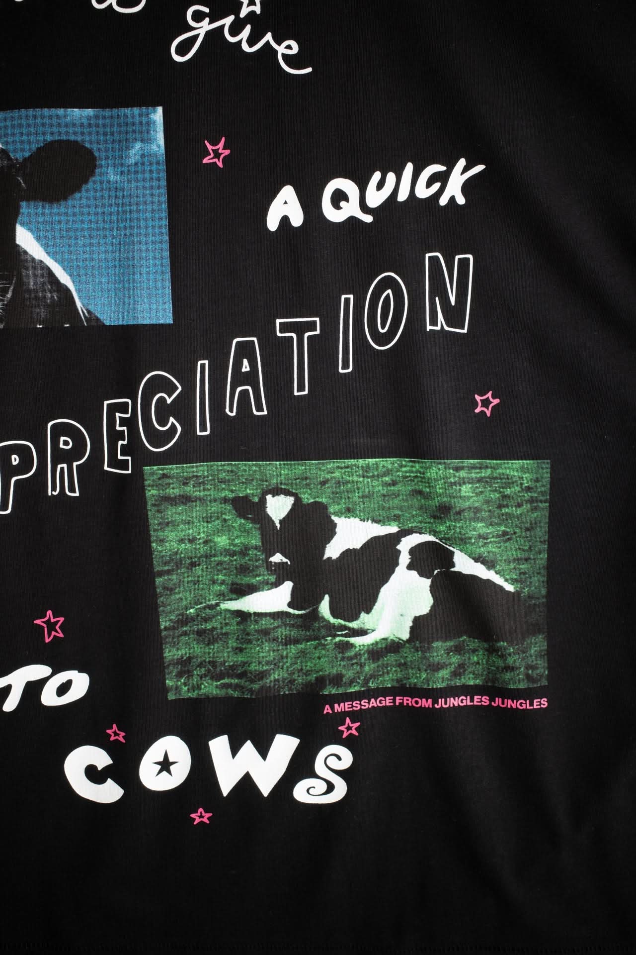 Jungles Jungles Cow Appreciation Tee - Black - Gallery Streetwear