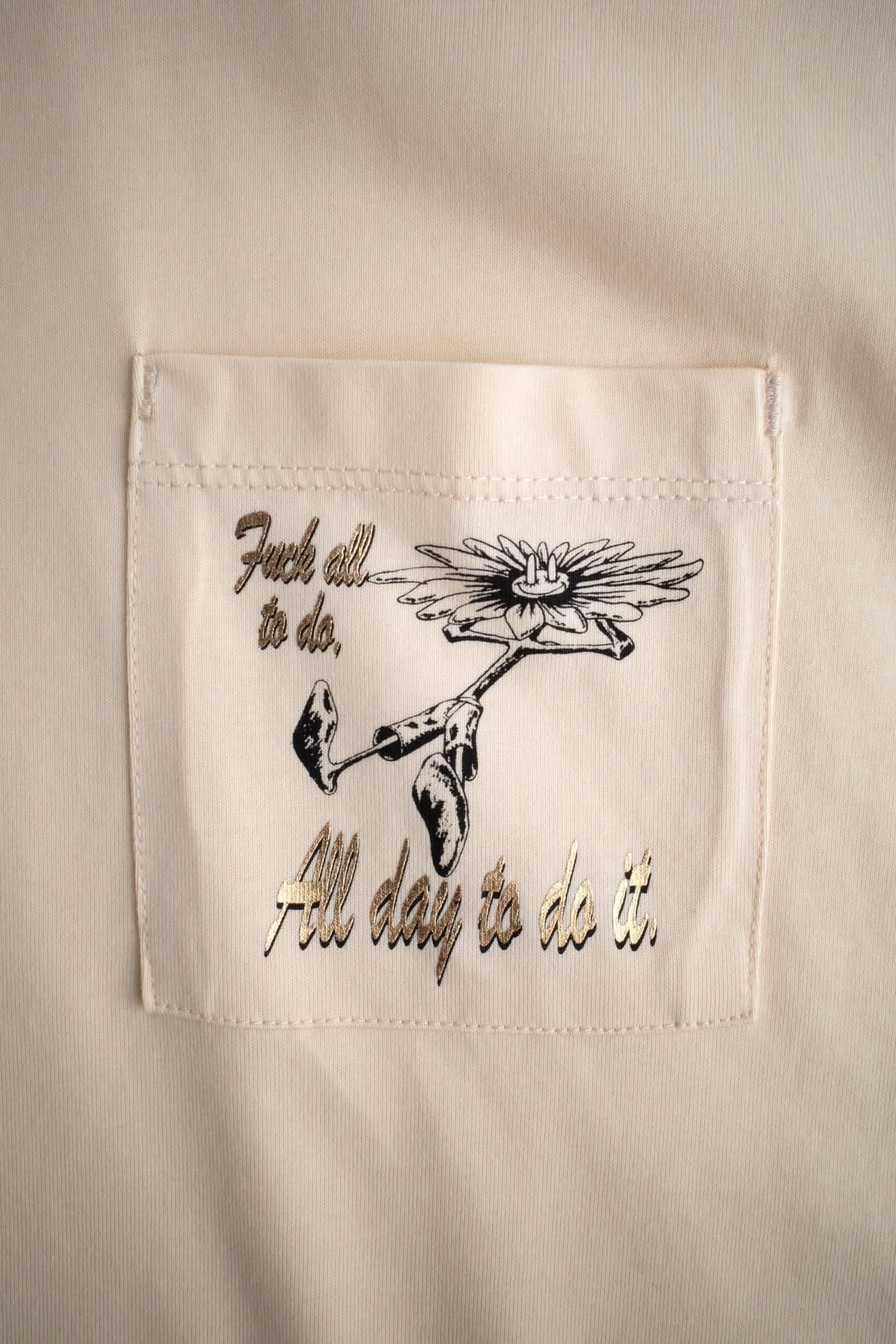 Jungles Jungles F*ck All To Do Ringer Tee - Cream/Black - Gallery Streetwear