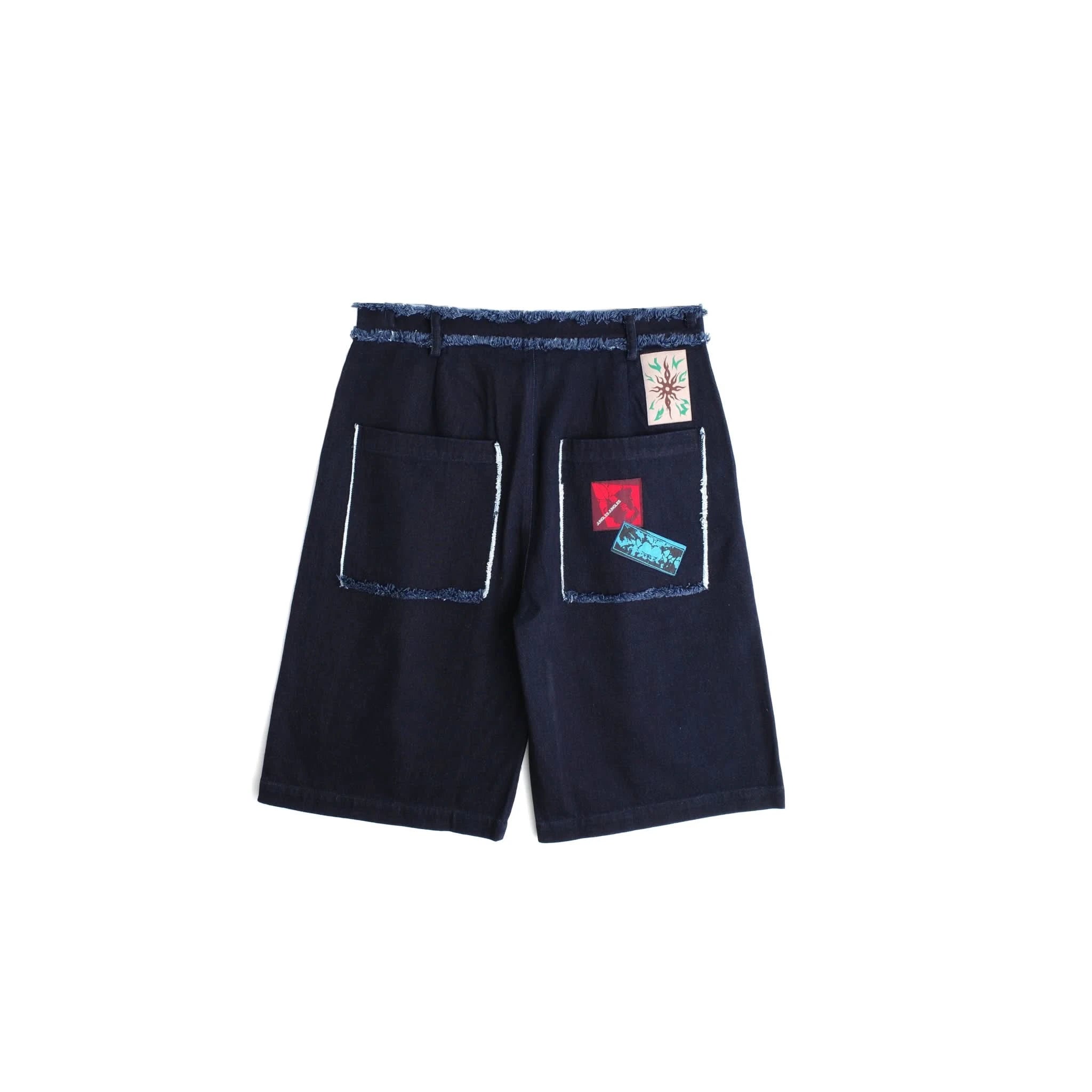 Jungles Jungles | Frayed Denim Shorts - Gallery Streetwear