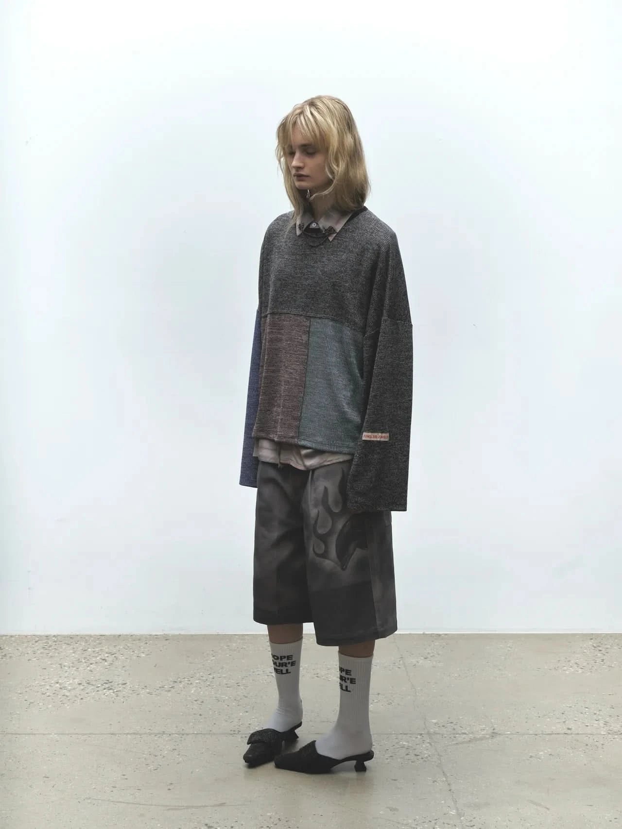 Jungles Jungles Speckle Knit Sweater - Multi - Gallery Streetwear
