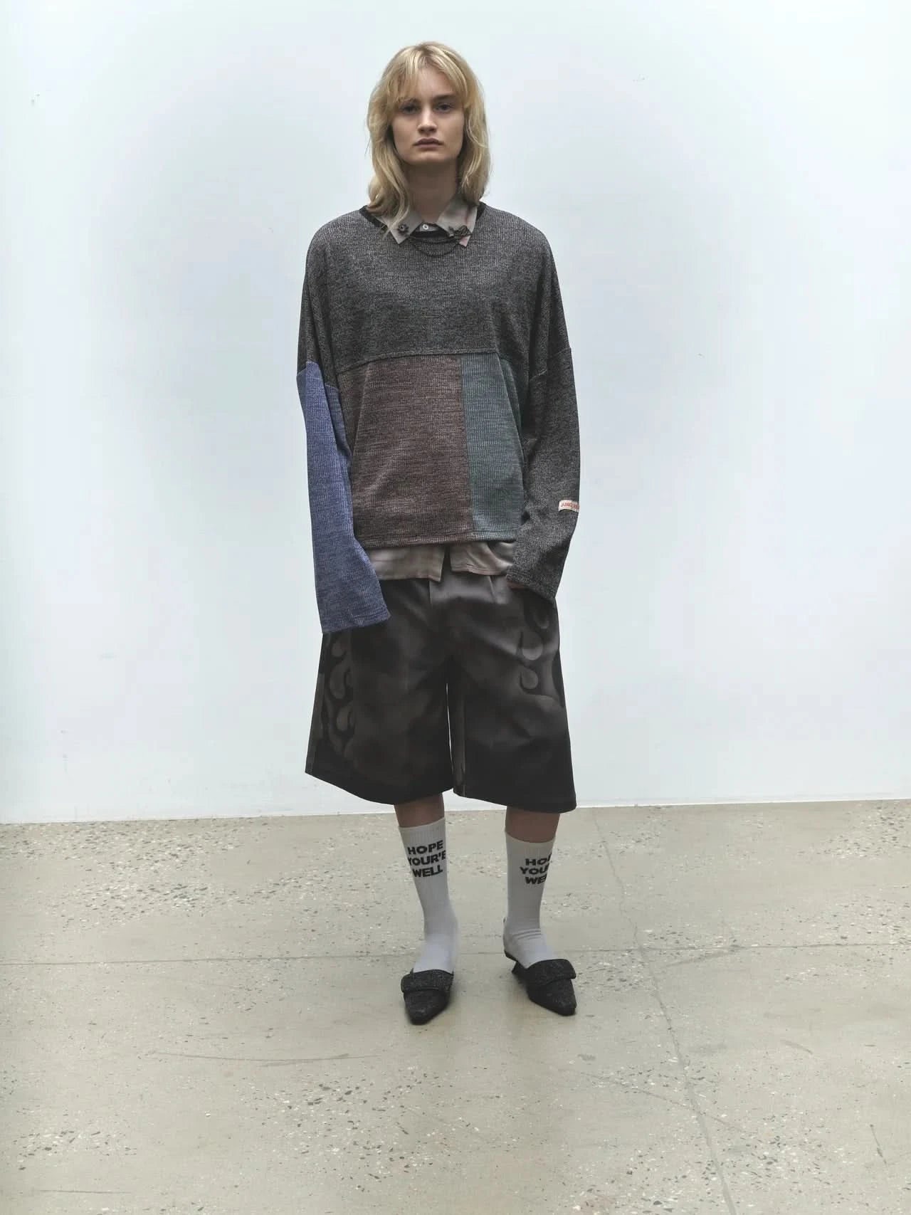 Jungles Jungles Speckle Knit Sweater - Multi - Gallery Streetwear