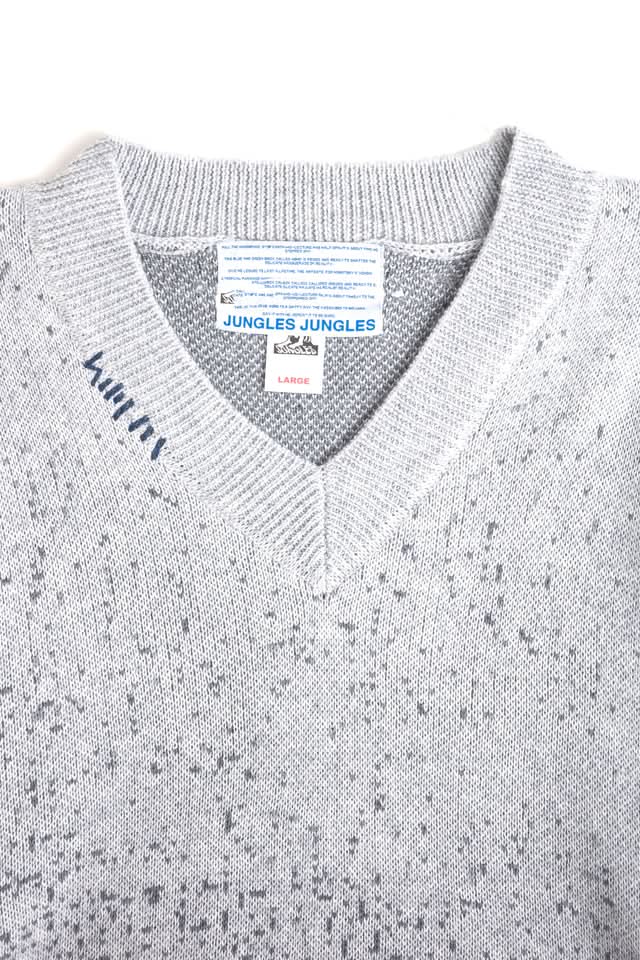 Jungles Jungles Speckle V - Neck Sweater - Gallery Streetwear