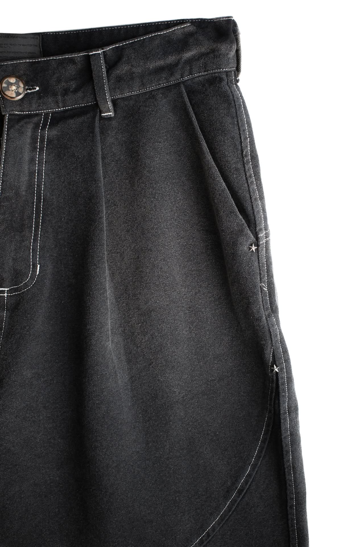 Jungles Jungles Sun Bleached Slant Pant - Grey - Gallery Streetwear