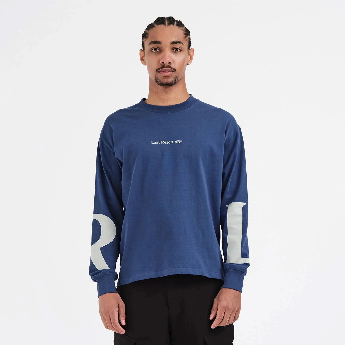 Last Resort AB LR LS Tee Mid Blue - Gallery Streetwear