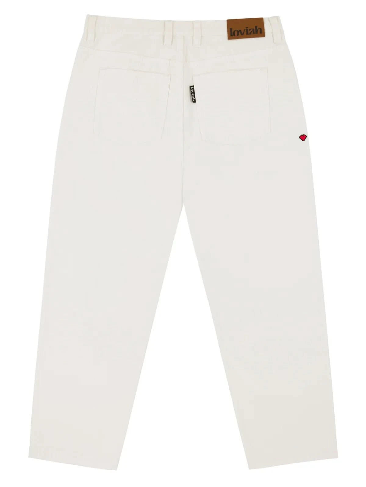 Loviah 1990 Baggy Denim – Bleach Sand Wash Skate Pants - Gallery Streetwear