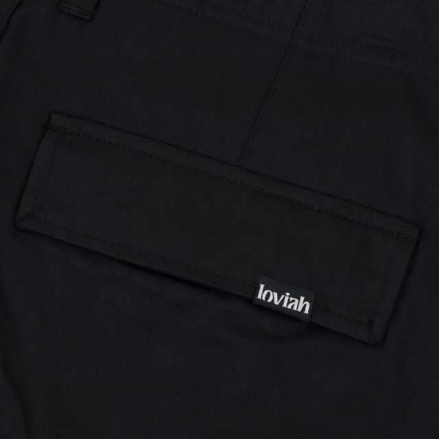 Loviah Paratrooper V2 Cargo Pants - Black - Gallery Streetwear