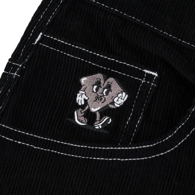 Loviah Trooper Corduroy Shorts - Black - Gallery Streetwear