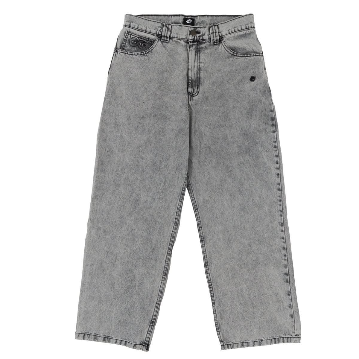 Magenta OG Denim Pants – Acid Wash Heavyweight Baggy Fit - Gallery Streetwear
