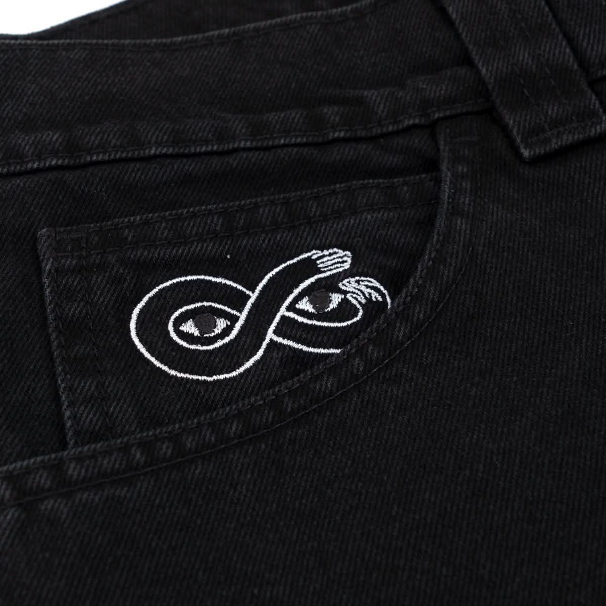Magenta OG Denim Pants – Black Heavyweight Baggy Fit - Gallery Streetwear