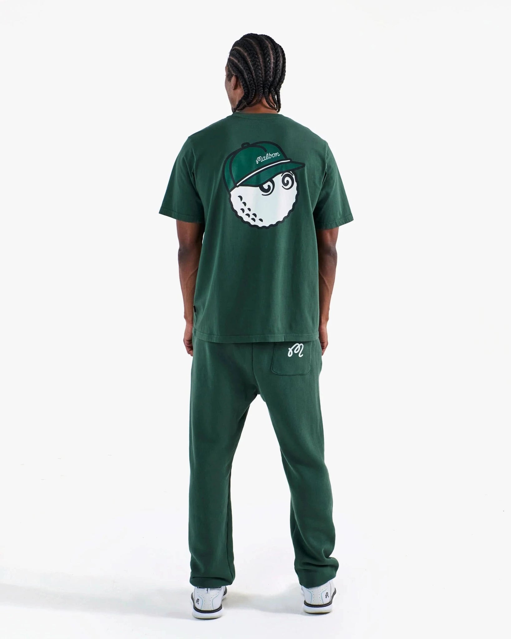 Malbon Golf Bermuda Baldwin Tee - Forest - Gallery Streetwear