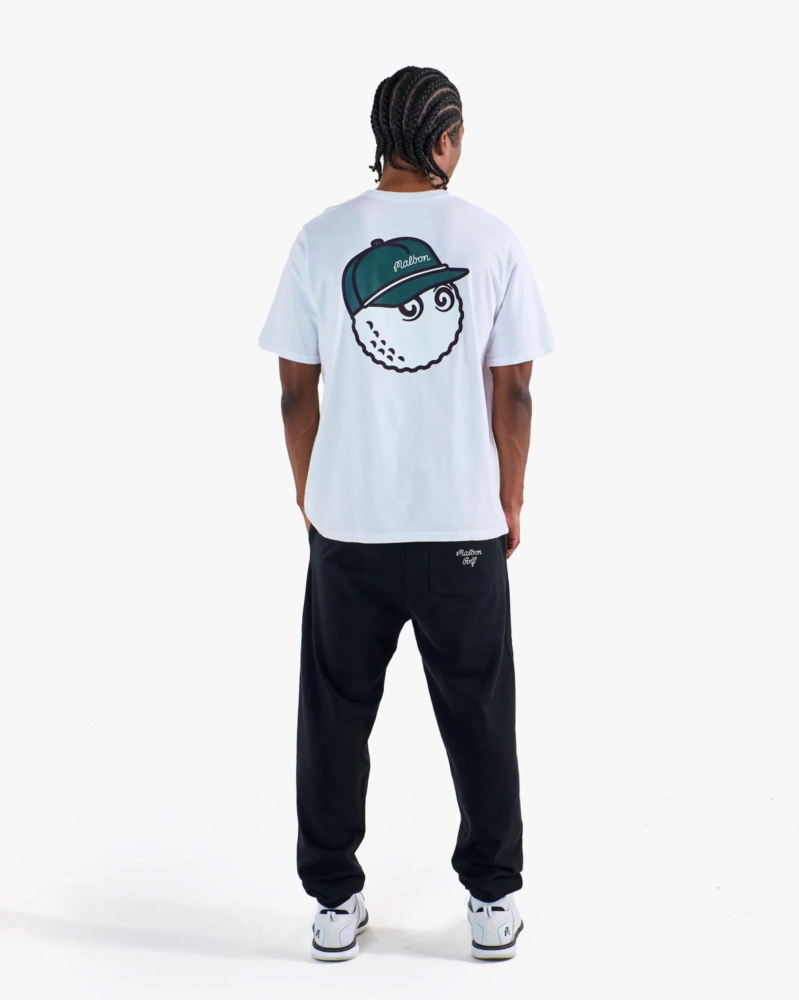 Malbon Golf Bermuda Baldwin Tee - White - Gallery Streetwear