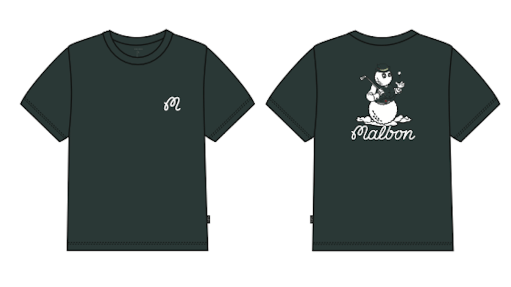 Malbon Golf Bermuda Brumal Buckets Tee - Green - Gallery Streetwear