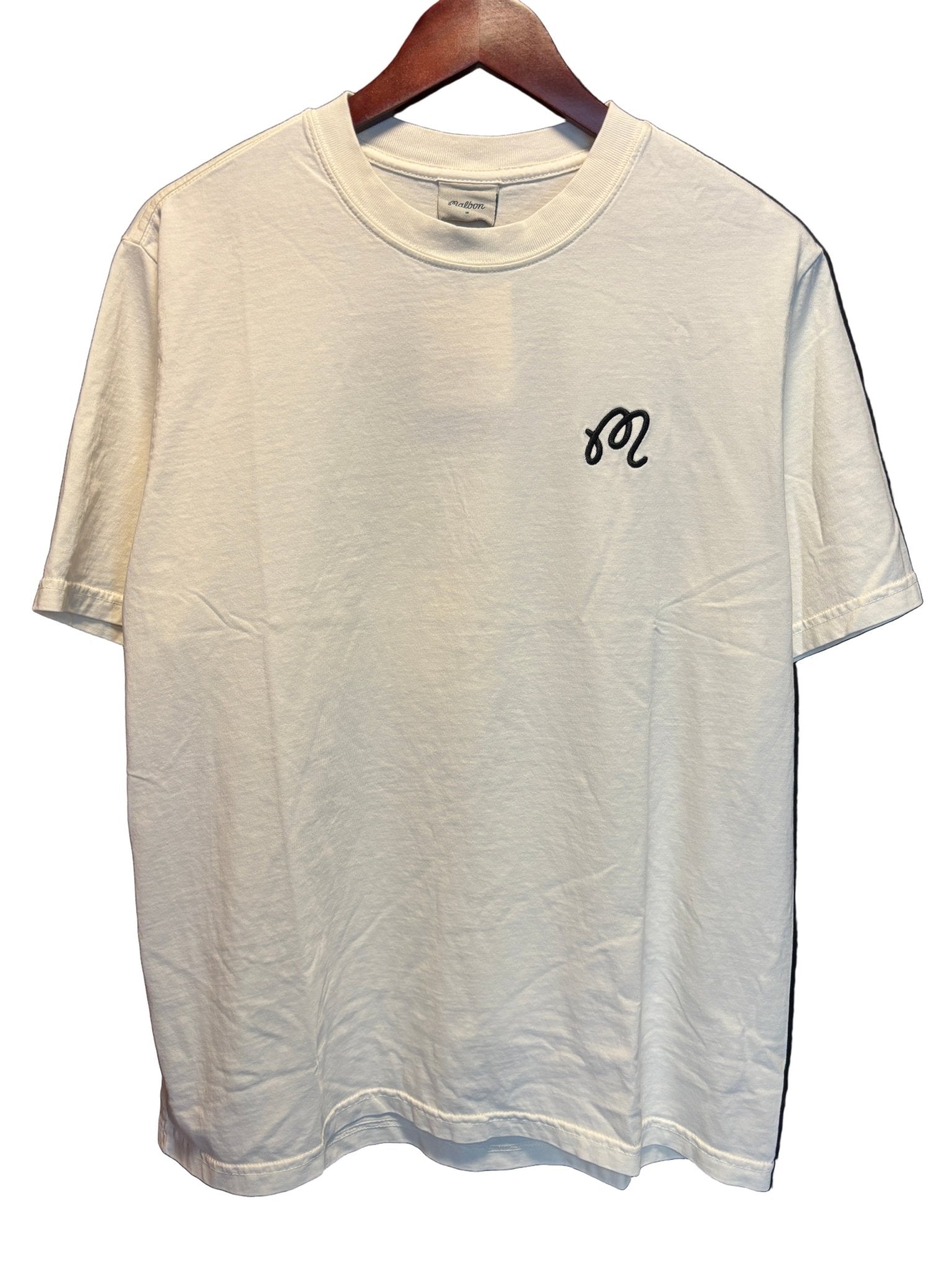 Malbon Golf Bermuda Brumal Buckets Tee - Ivory - Gallery Streetwear