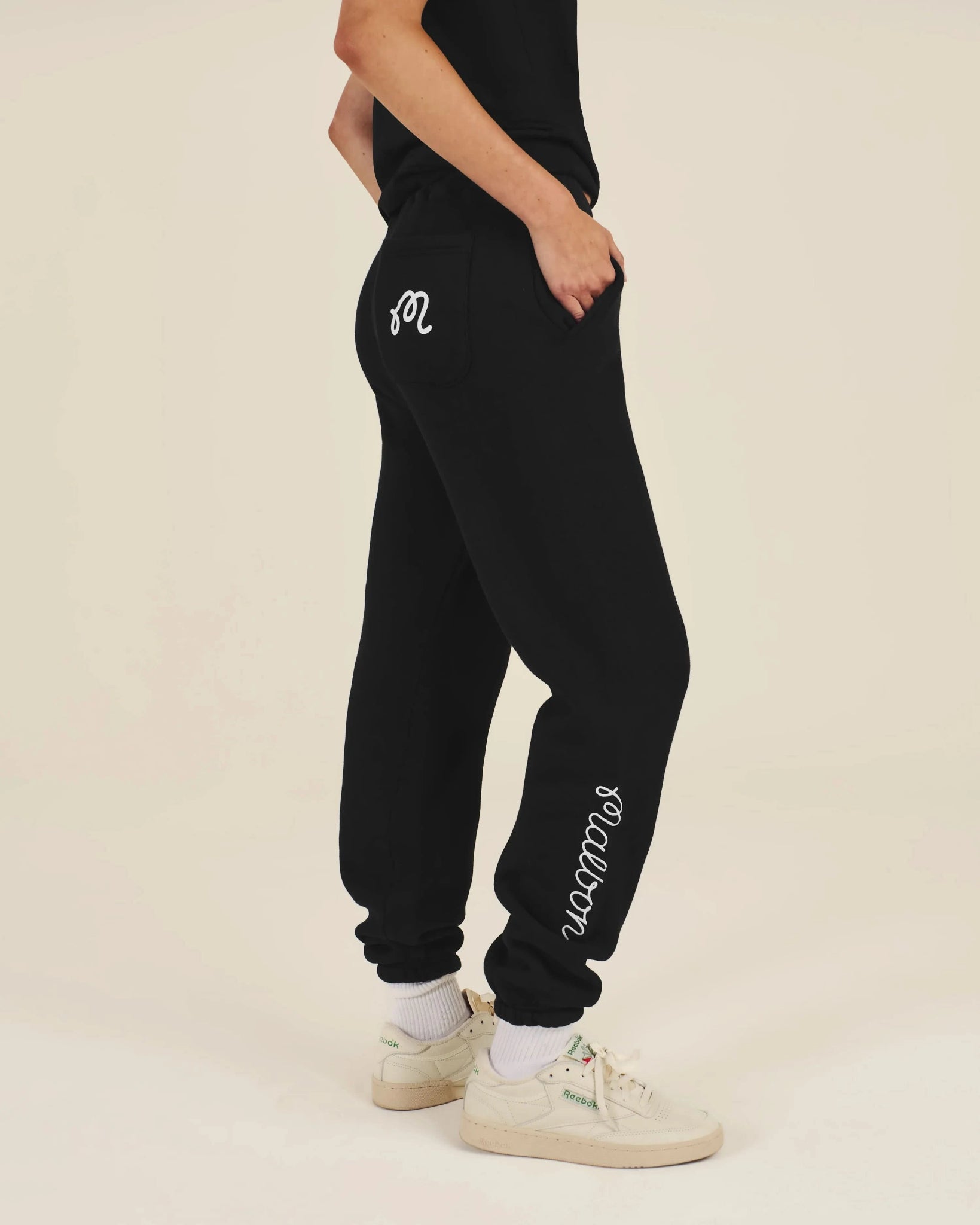 Malbon Golf | Clubhouse Sweatpant – Black - Gallery Streetwear