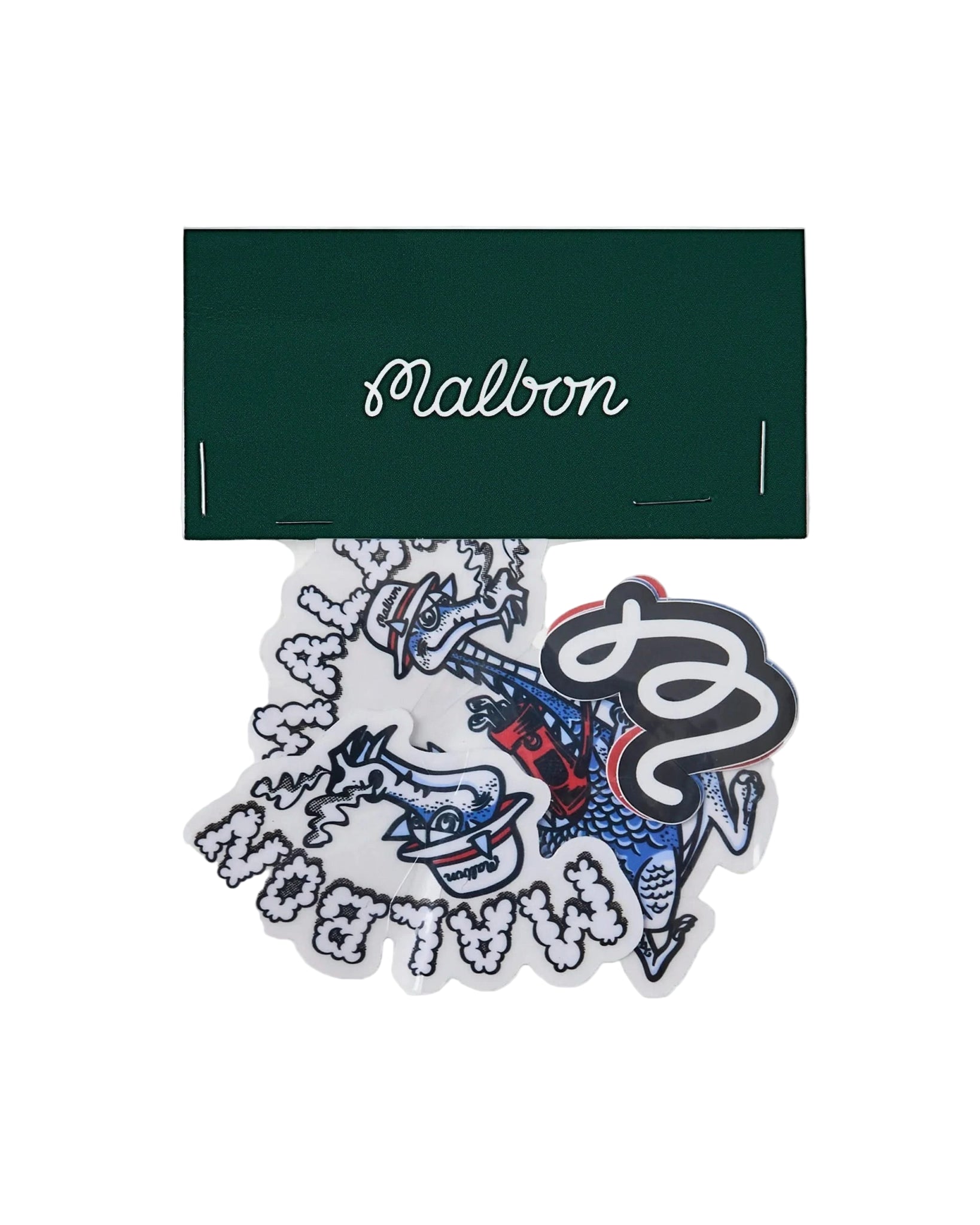 Malbon Golf Dragon Sticker Pack - Now available at Gallery Streetwear Canada, Kelowna's Only place to find Malbon Golf.