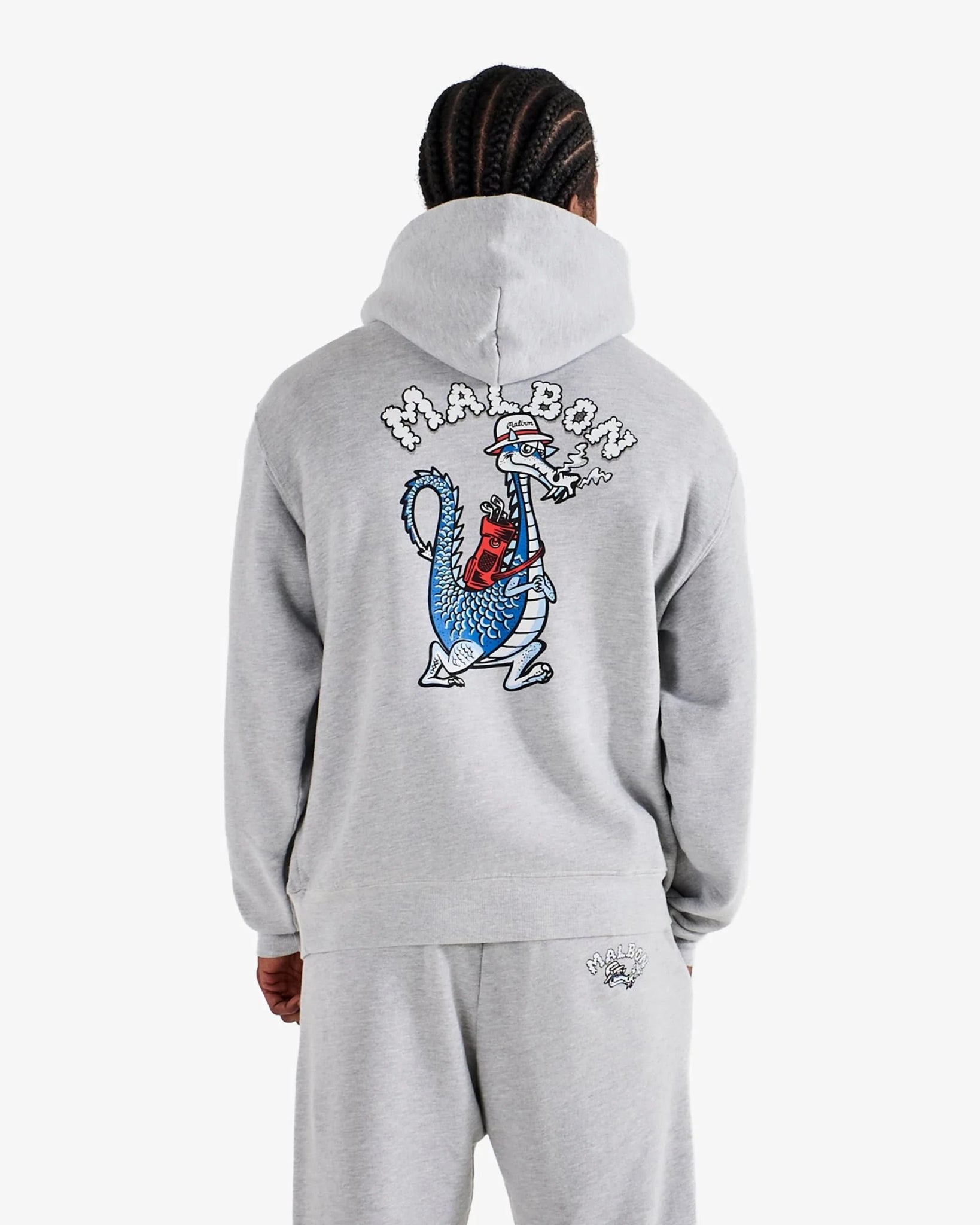 Malbon Golf Fesque Dragon Hoodie - Gallery Streetwear