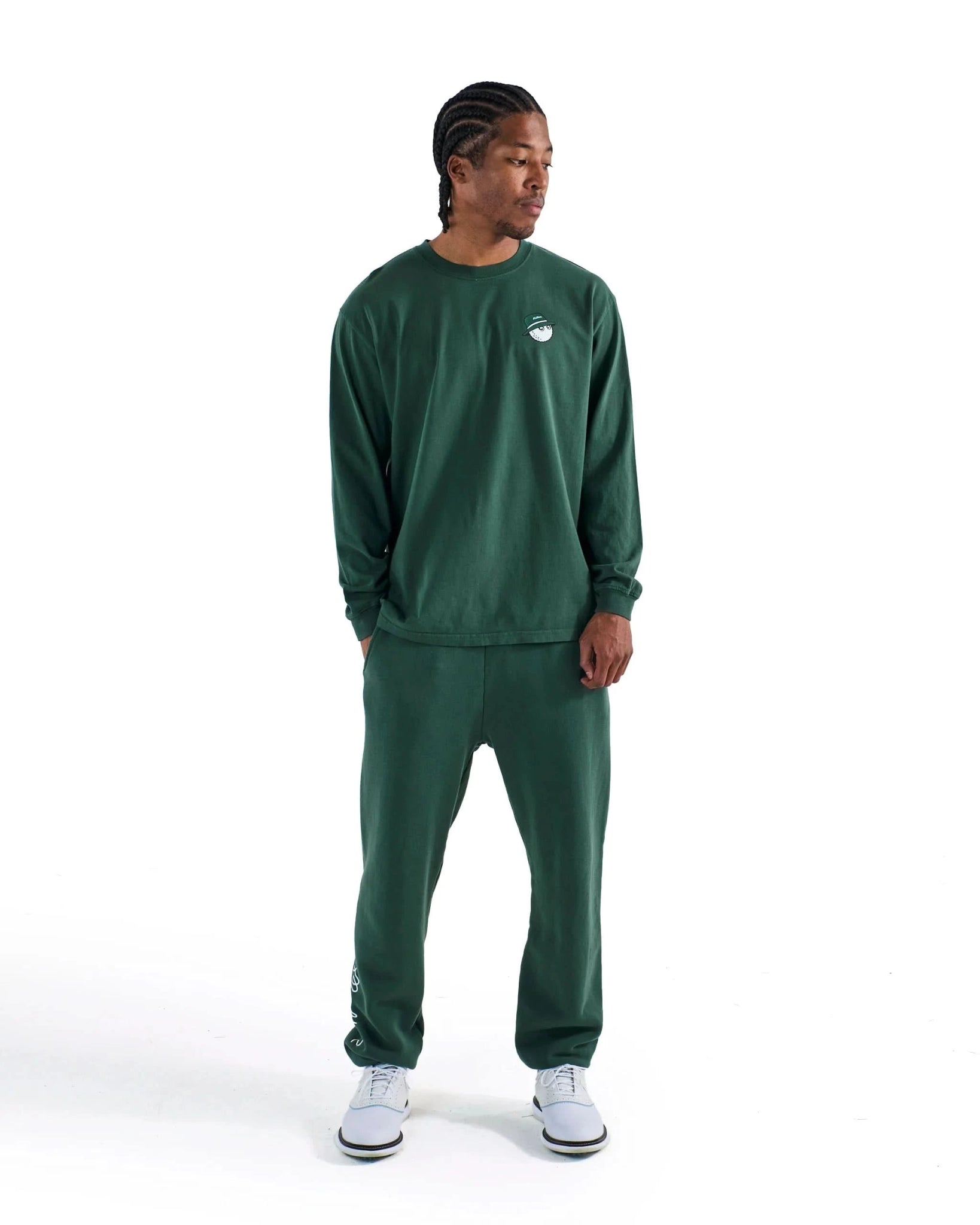 Malbon Golf | Gorse Cooper Long Sleeve Tee – Green - Gallery Streetwear