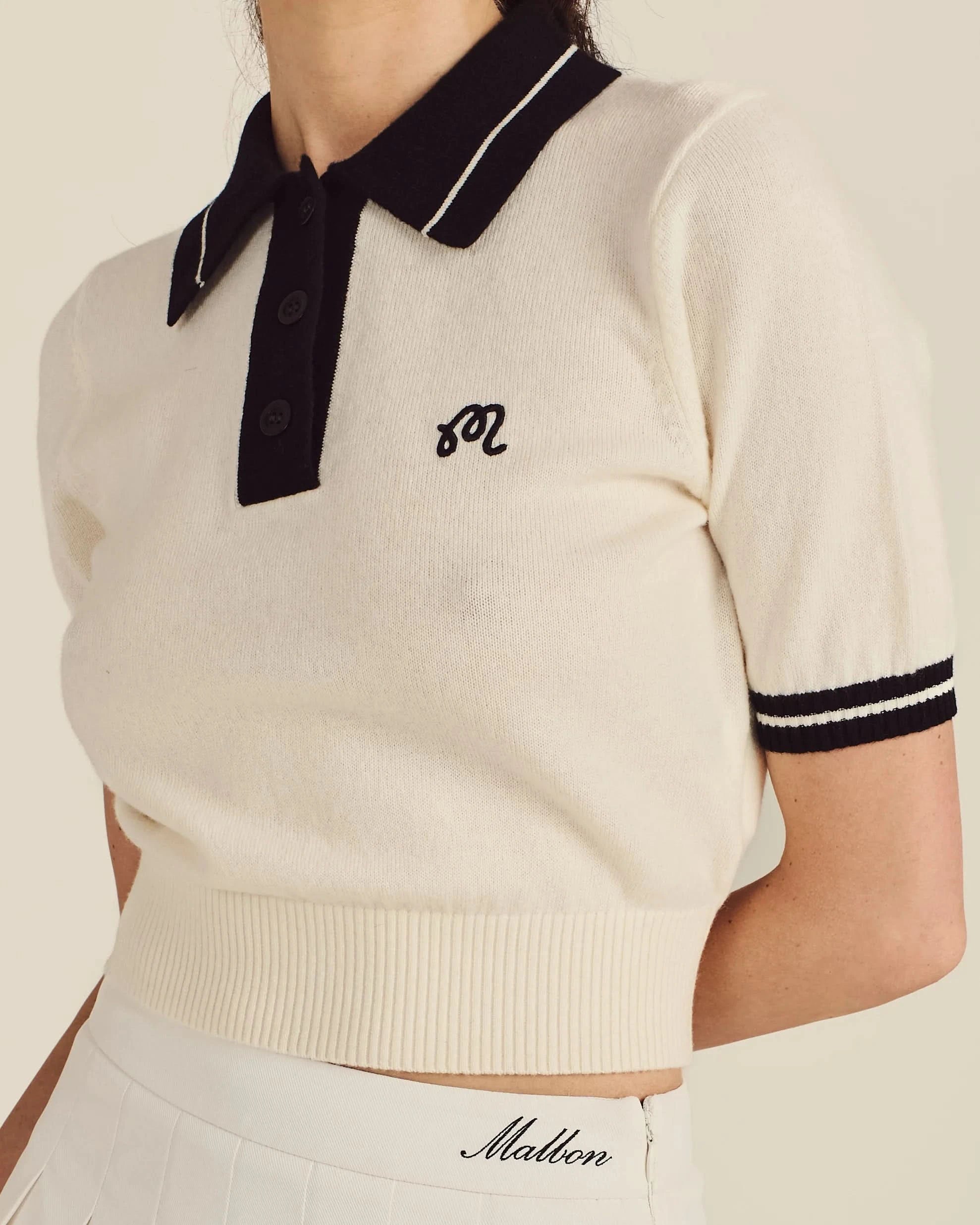 Malbon Golf Mikayla Knit Polo - Gallery Streetwear
