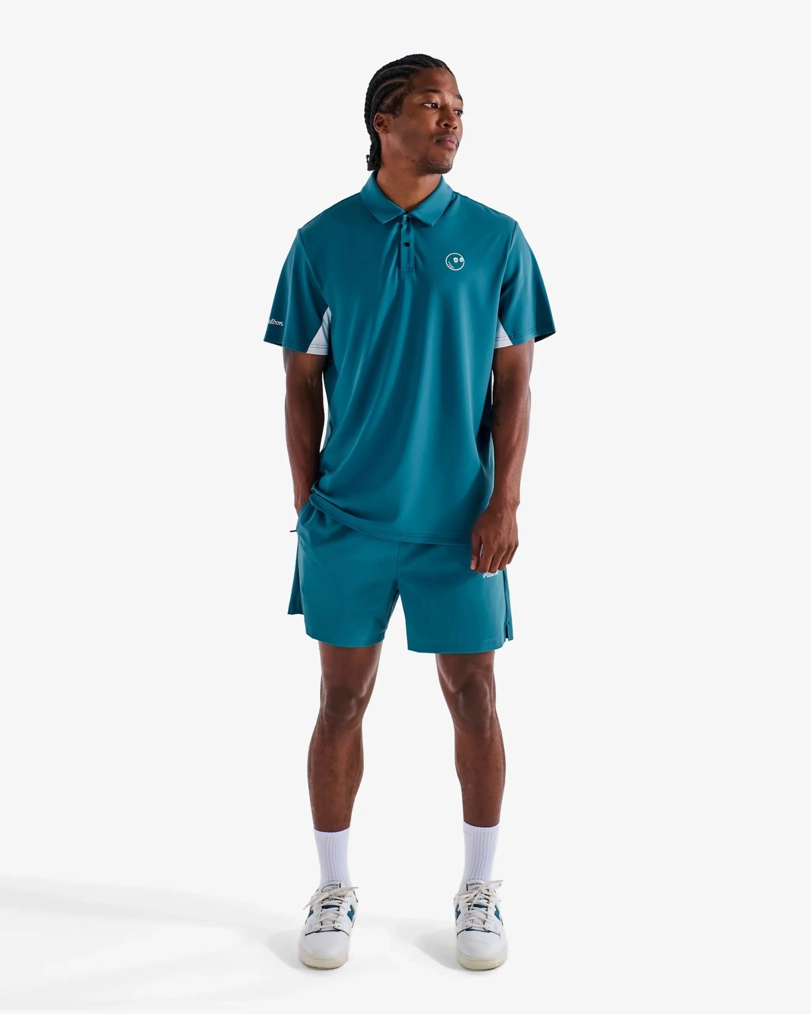 Malbon Golf | Performance Pique Polo – Azzurra - Gallery Streetwear