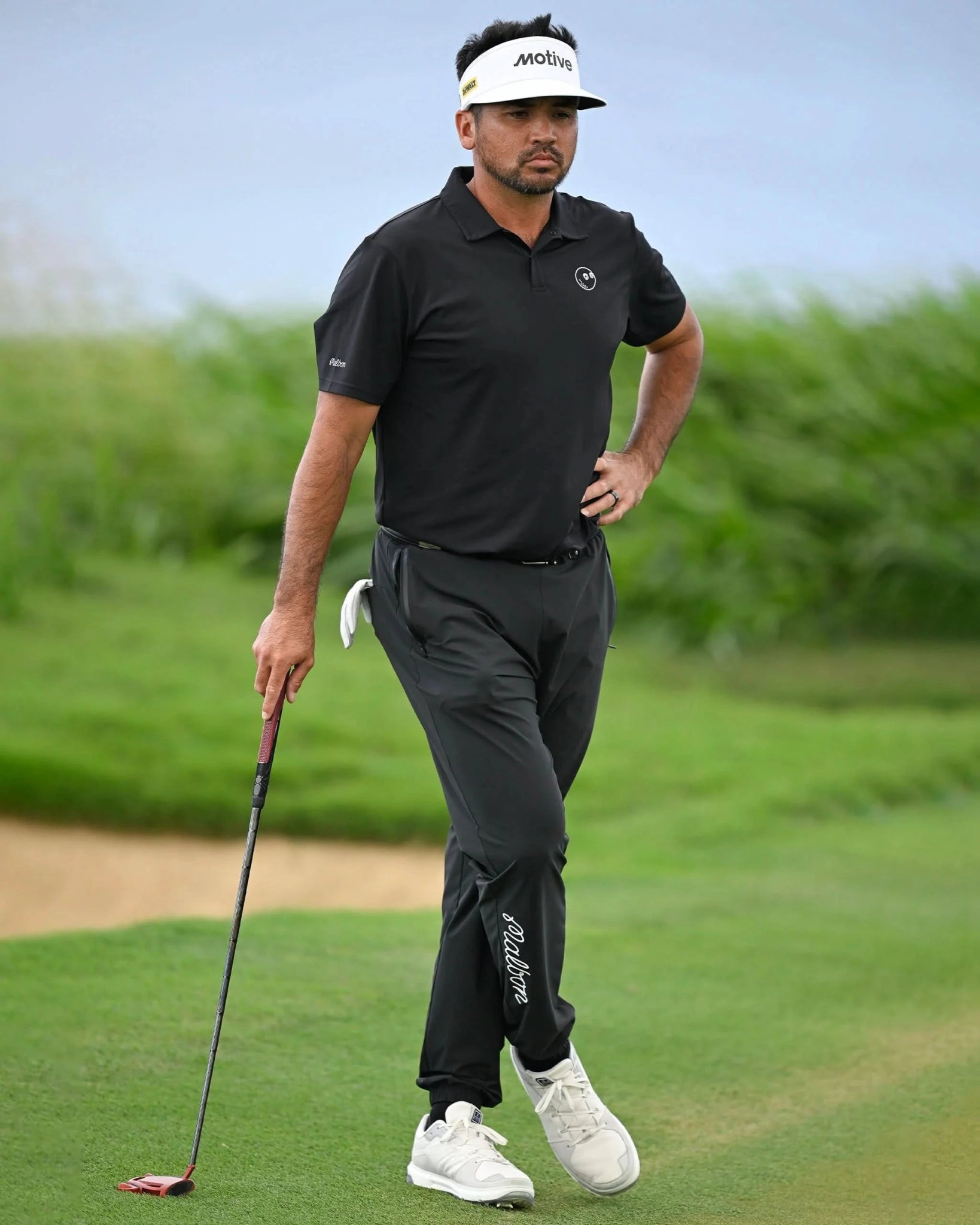 Malbon Golf – Performance Pique Polo – Black - Gallery Streetwear