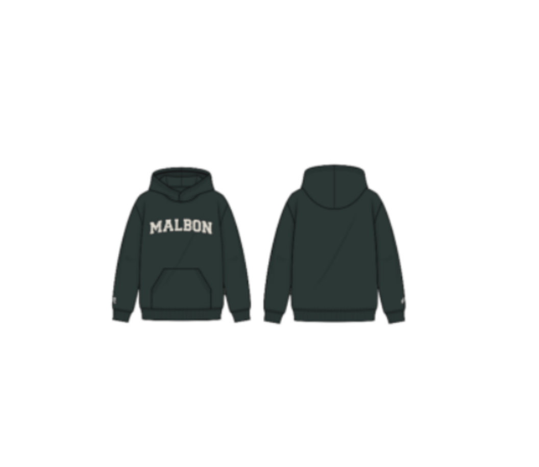 Malbon Golf Preston Fesque Hoodie - Forest - Gallery Streetwear