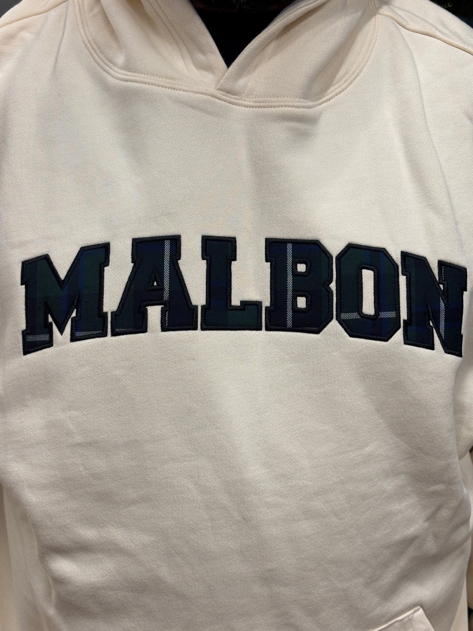 Malbon Golf Preston Fesque Hoodie - Ivory - Gallery Streetwear