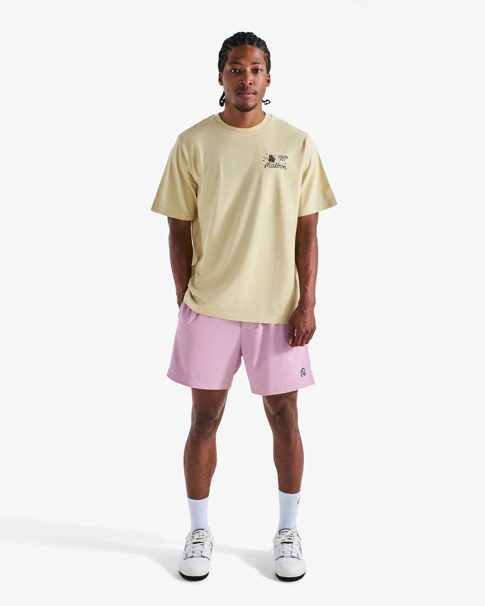 Malbon Golf | Two Man Scramble Tee – Khaki - Gallery Streetwear