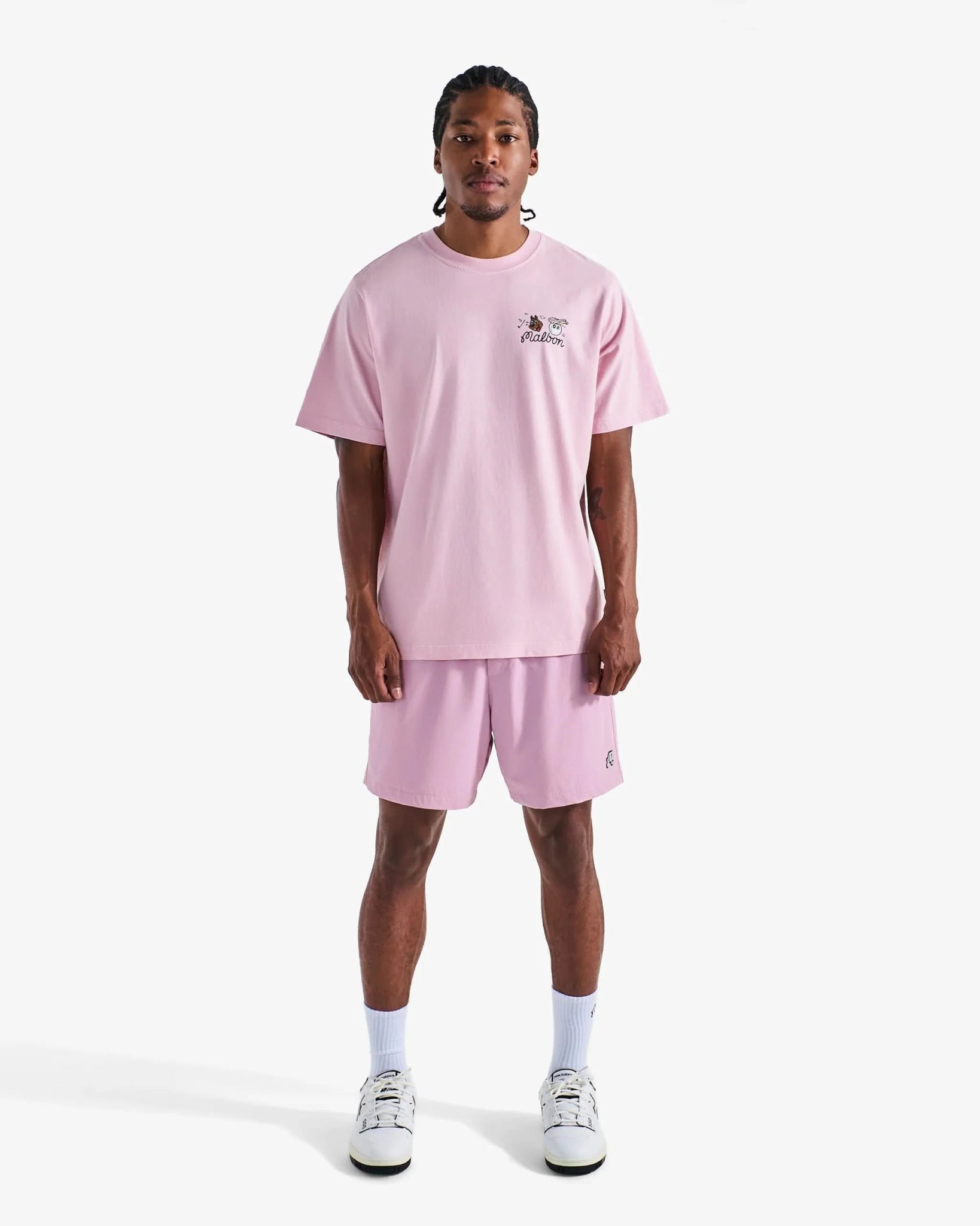 Malbon Golf | Two Man Scramble Tee – Pink - Gallery Streetwear