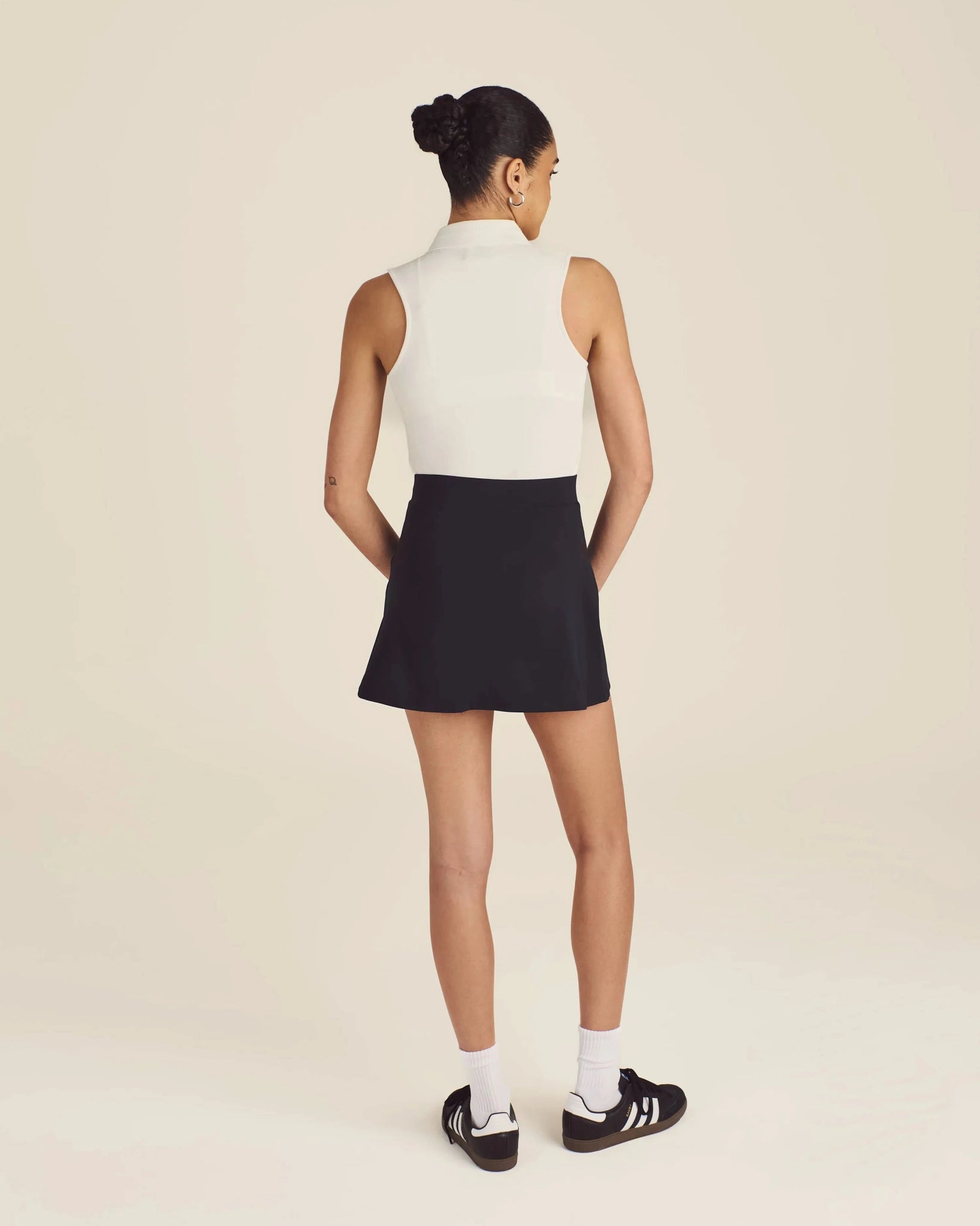 Malbon Golf Womenâs Baseline Skirt â Black - Gallery Streetwear