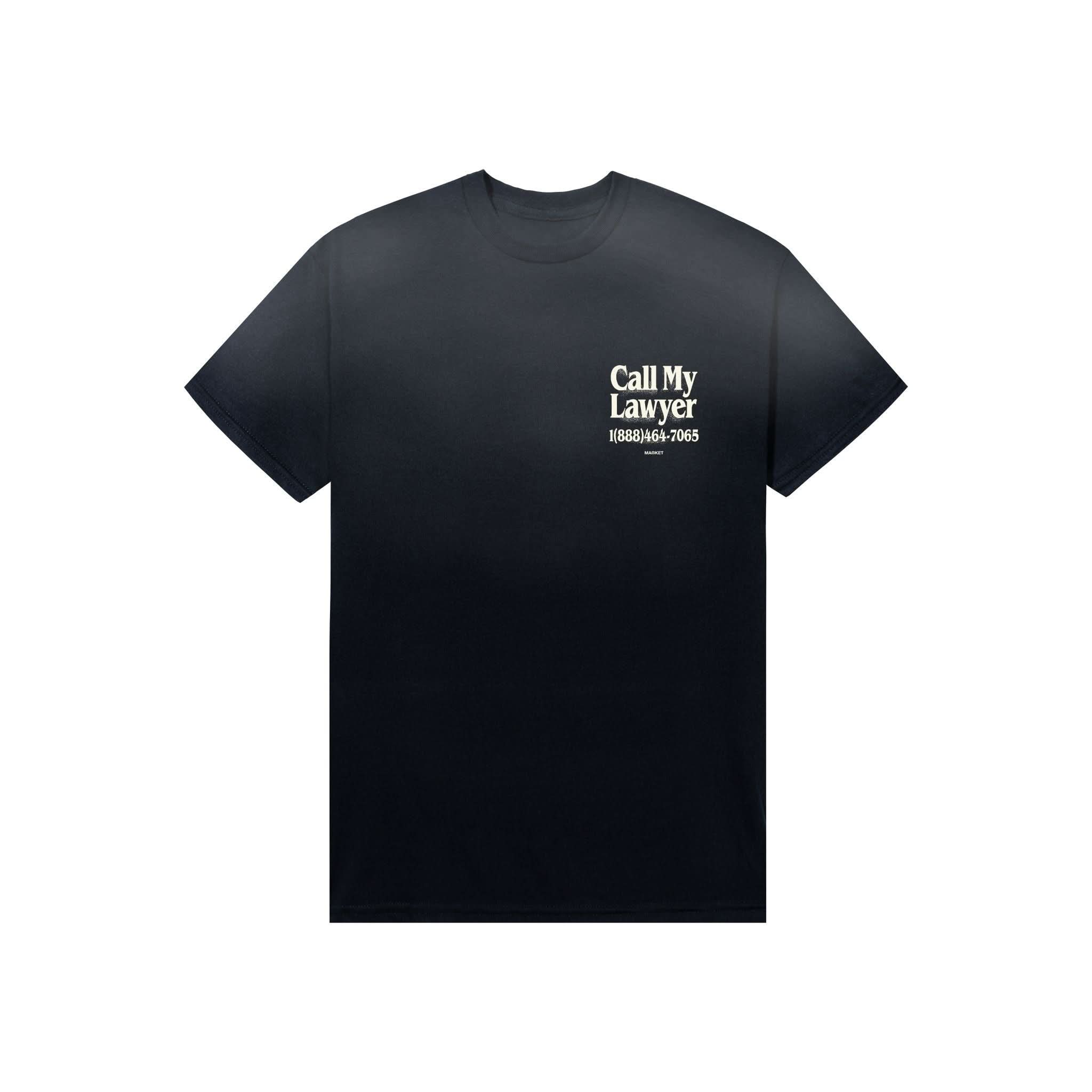 Market Studios | Call My Lawyer 3D T-Shirt – Black - Gallery Streetwear