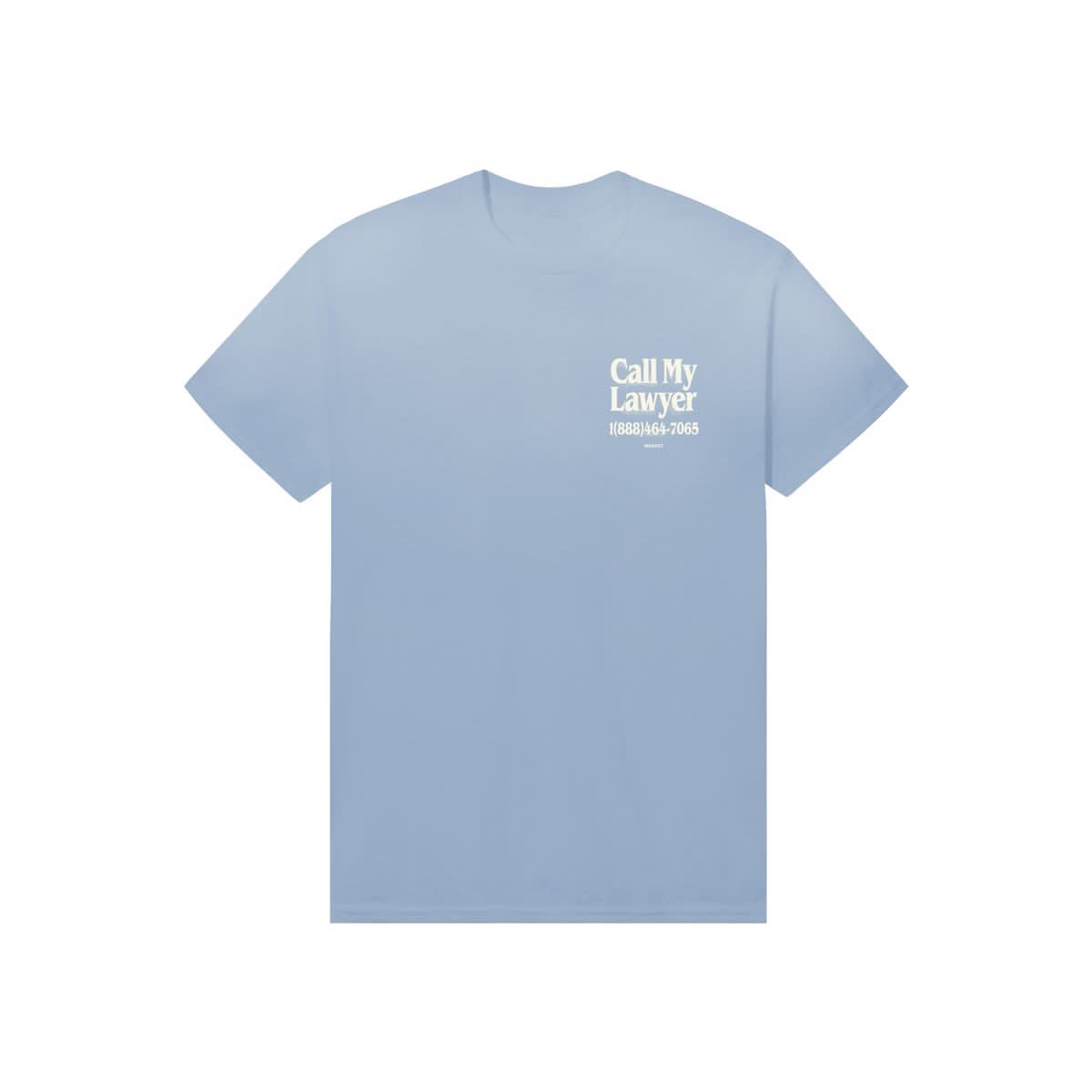 Market Studios | Call My Lawyer 3D T-Shirt – Blue - Gallery Streetwear