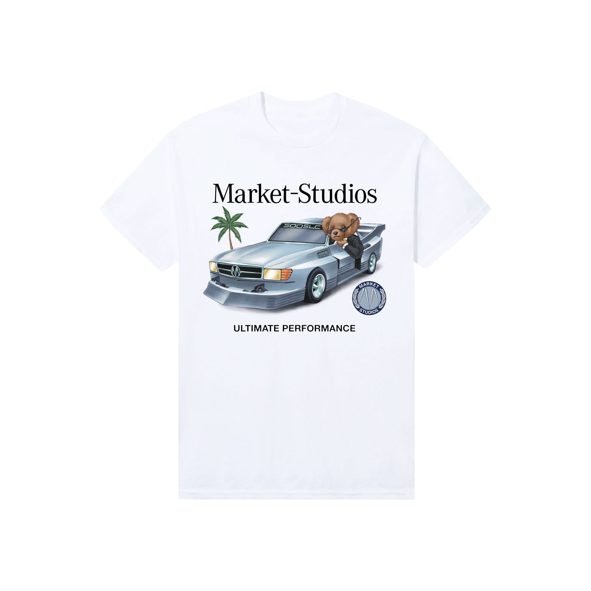 Market Studios | DES Bear T-Shirt – White - Gallery Streetwear