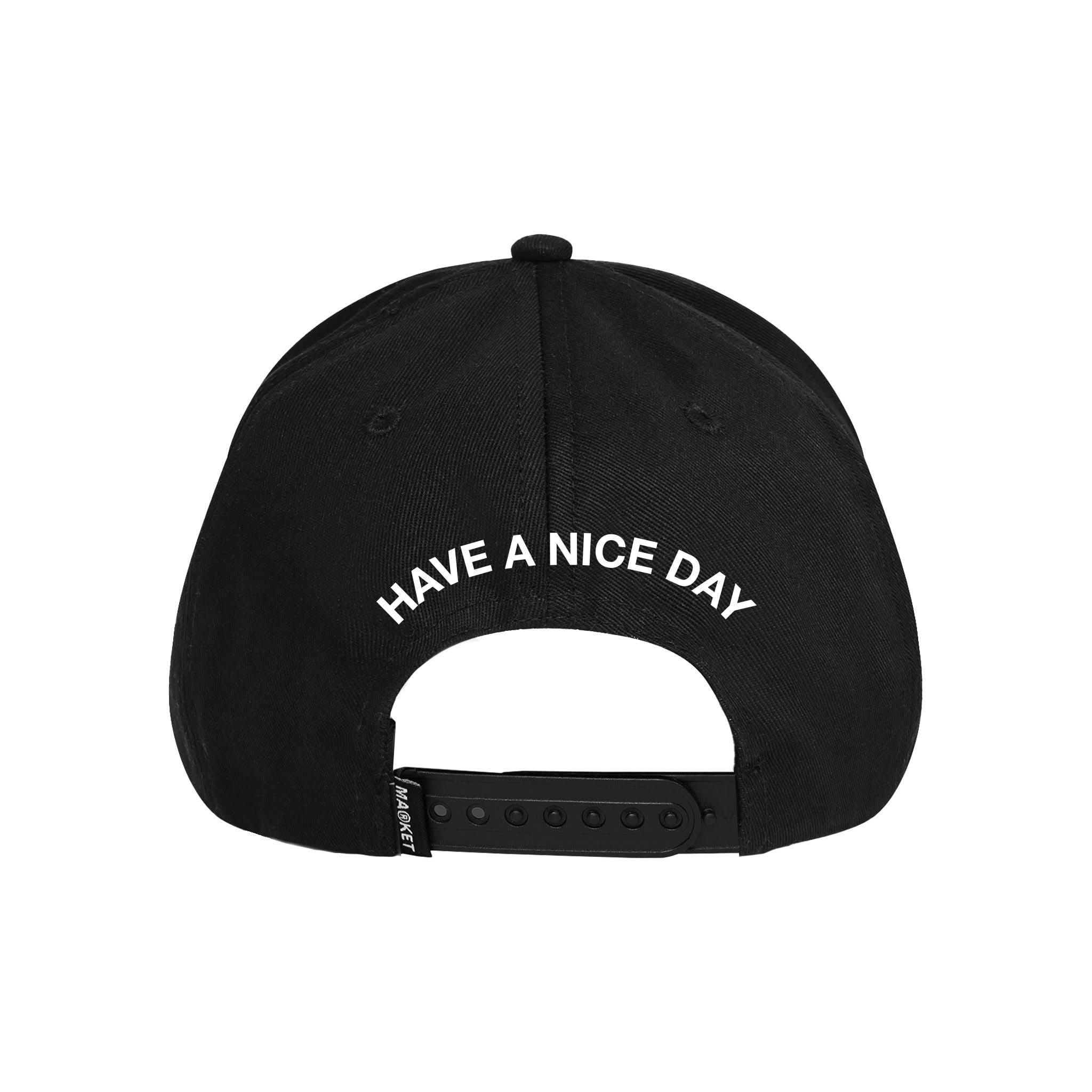 Market Studios | Smiley Badge 6 Panel Hat - Gallery Streetwear