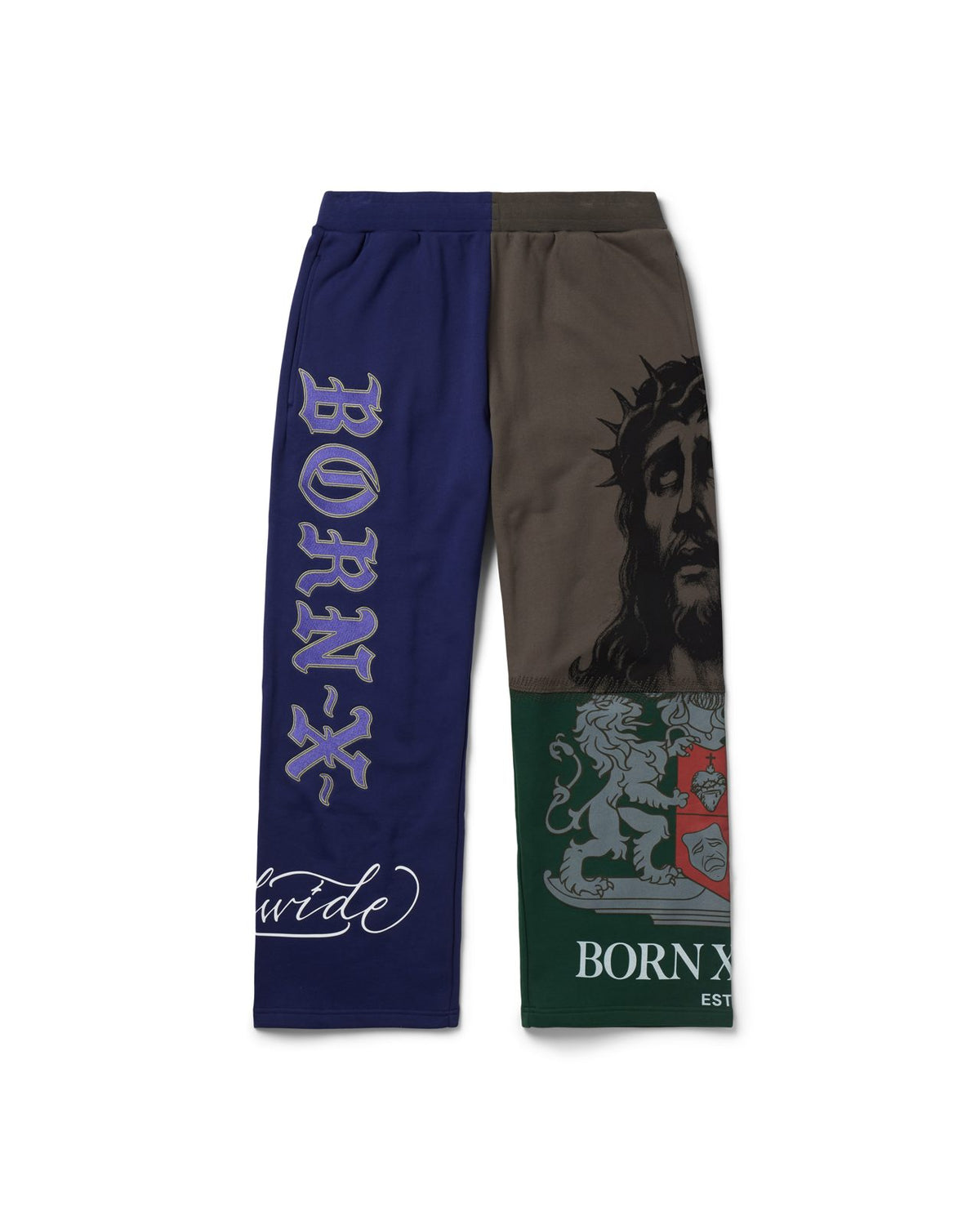 Born X Raised Mashup Sweats – Multi
